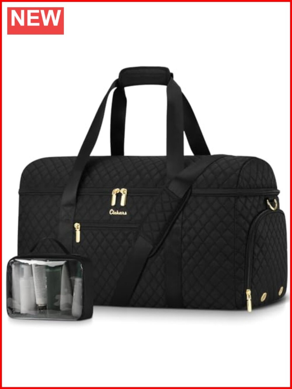 Large Travel Duffle Bag Women, Weekender Carry On Overnight with Shoe